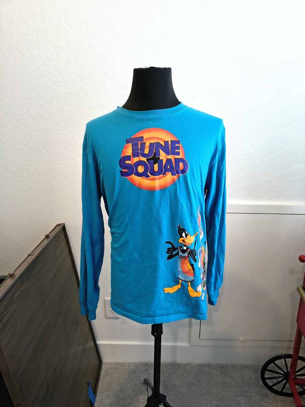 Tune Squad Space Jam Blue Long-Sleeve Looney Toons